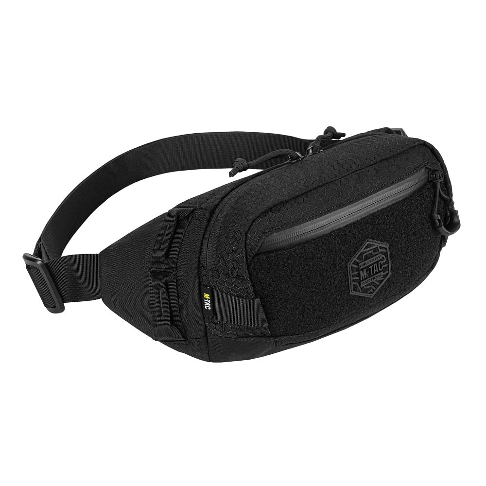 Nerka M-Tac Tactical Waist Bag Hex - Black