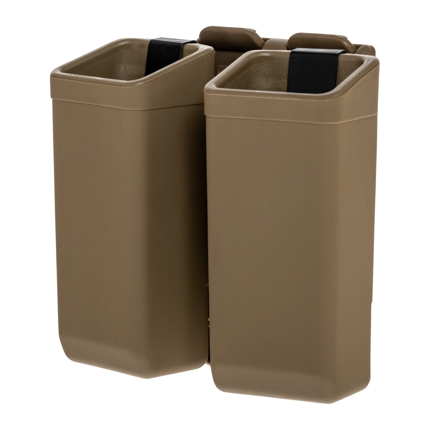 Podwójna ładownica obrotowa ESP z montażem UBC-07 Clip na magazynki MP5/UZI - Khaki