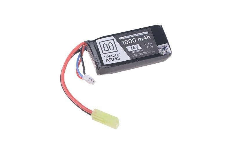 Akumulator ASG Specna Arms Li-Po 7,4V 1000mAh 30/60C - PEQ