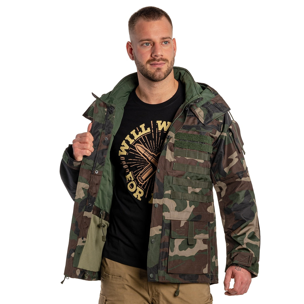 Kurtka Brandit Performance Outdoor Jacket - Woodland