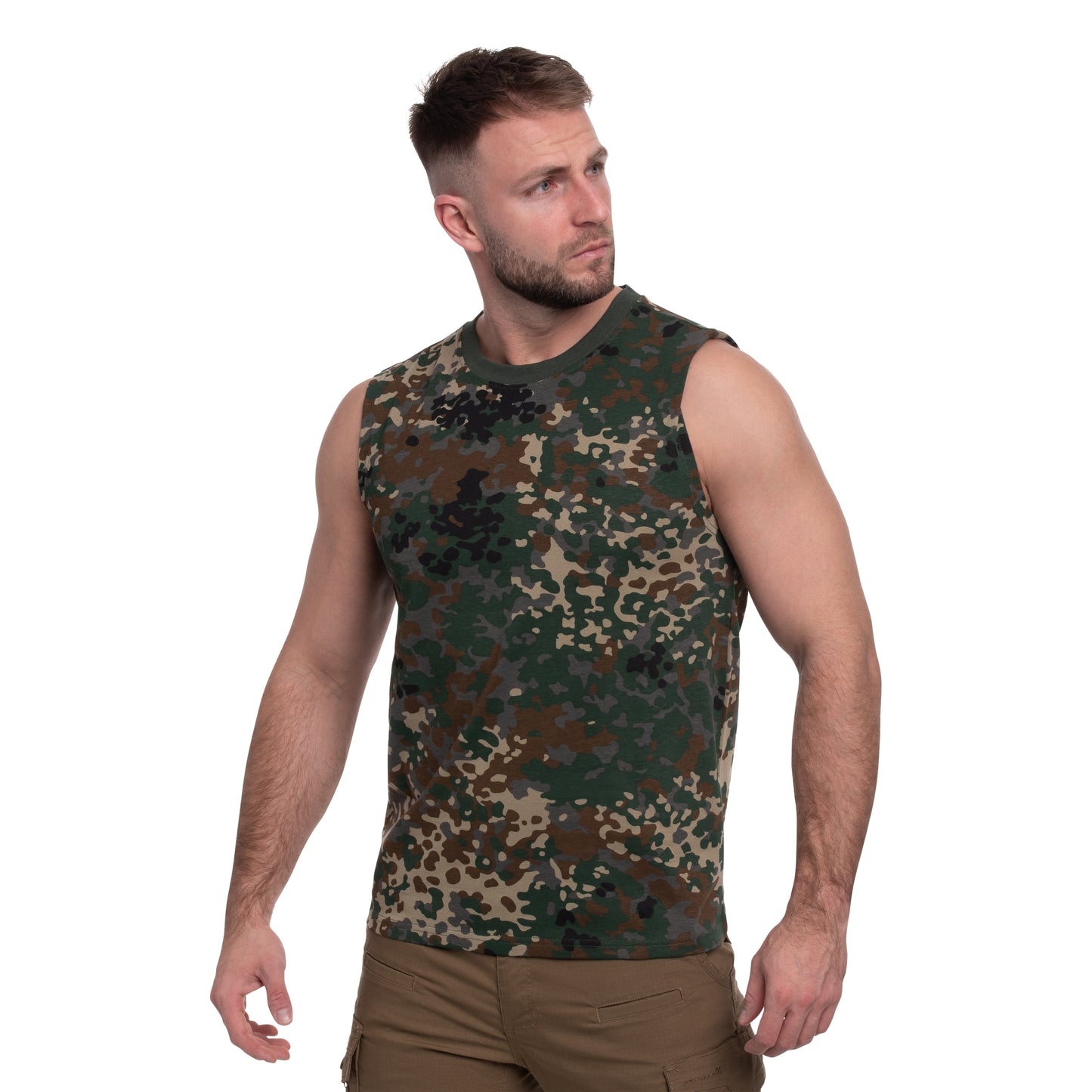 Koszulka Tank Top Brandit Sleeveless - Flecktarn