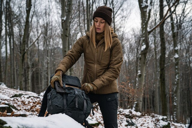 Kurtka damska Helikon Wolfhound Hoodie - Coyote