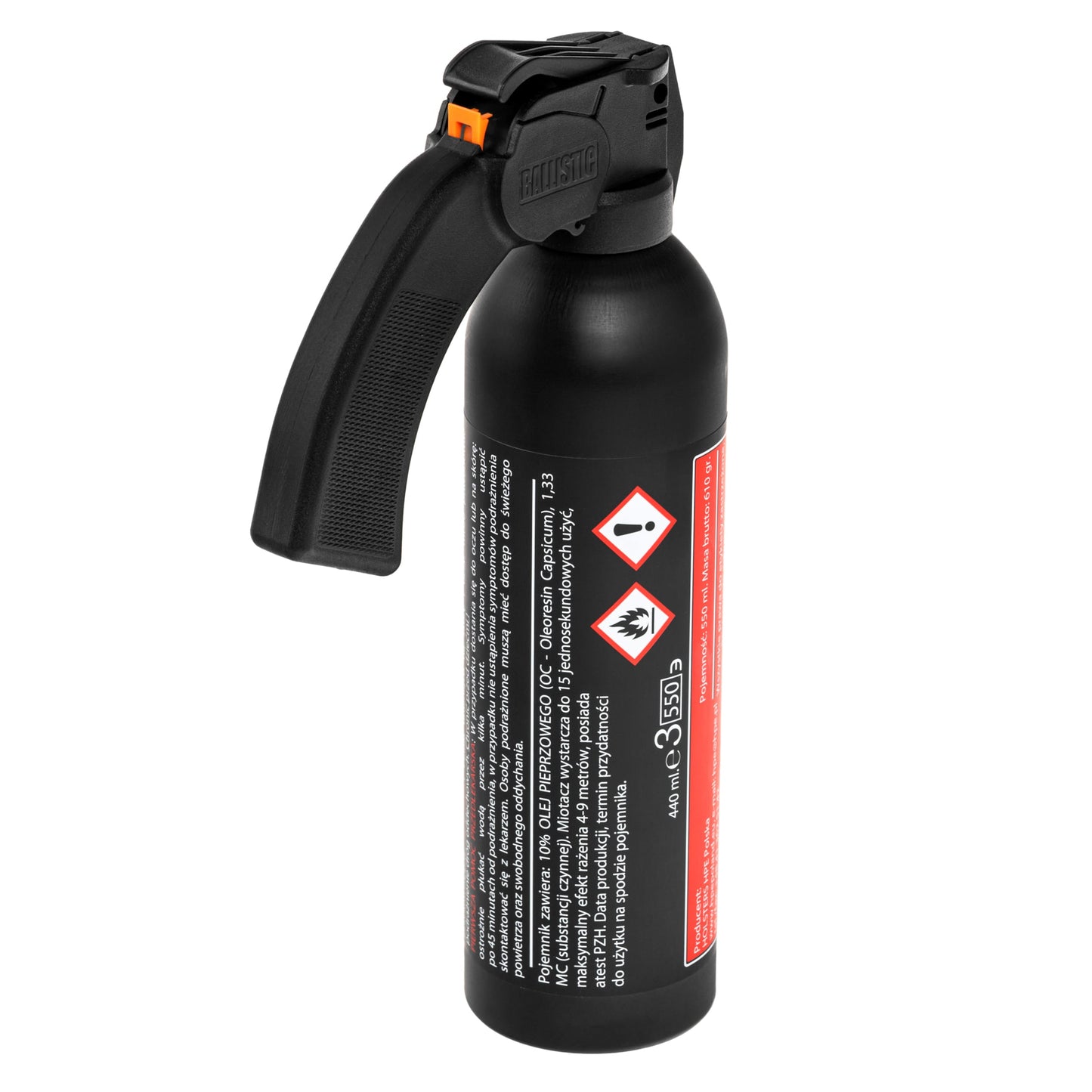 Gaz pieprzowy Hi-Max 550 ml - stożek