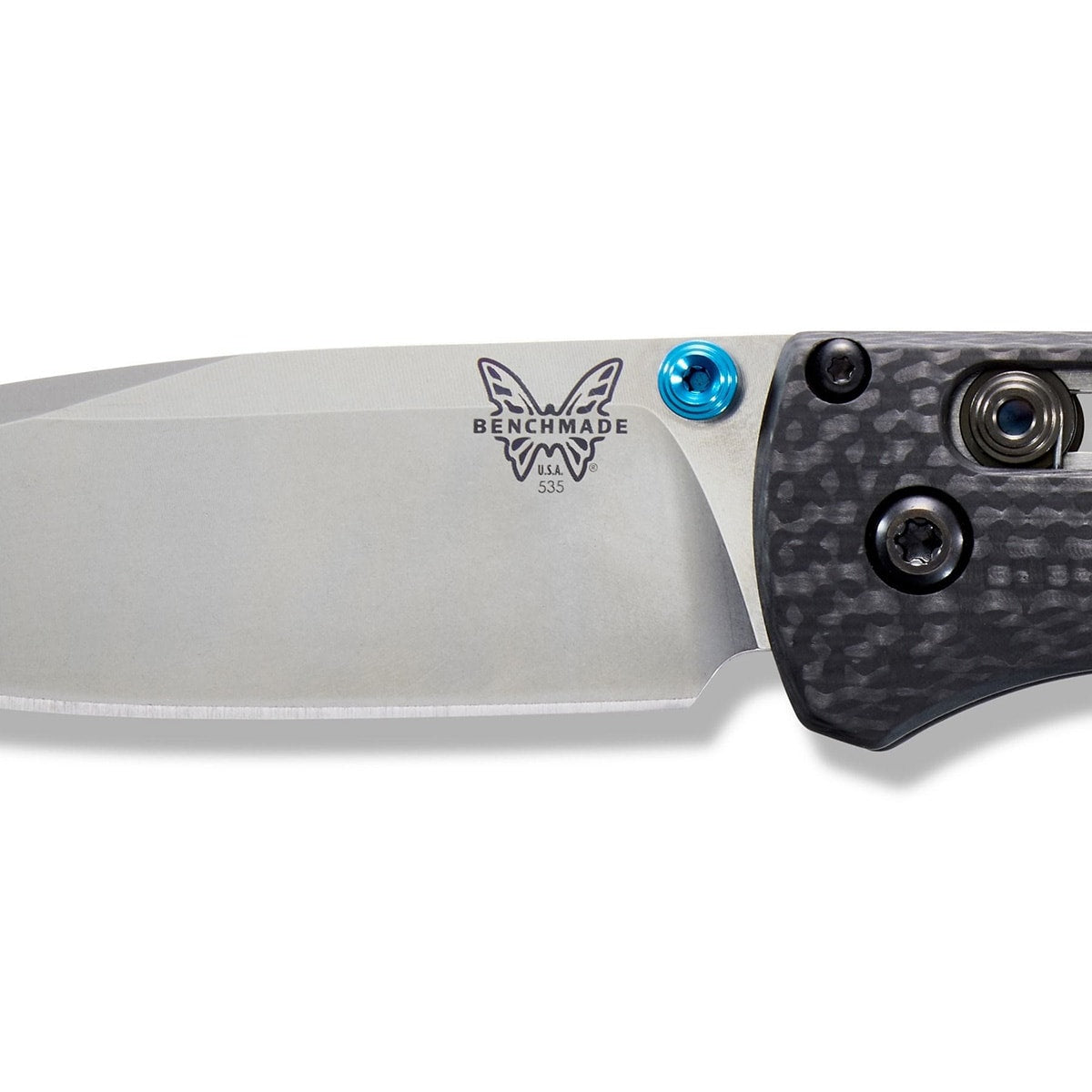 Nóż składany Benchmade Bugout CPM-S90V - Black Carbon Fiber