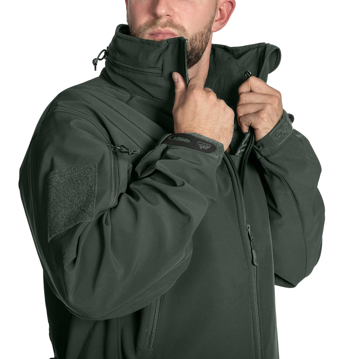 Kurtka Helikon Gunfighter Softshell Shark Skin Windblocker - Foliage Green