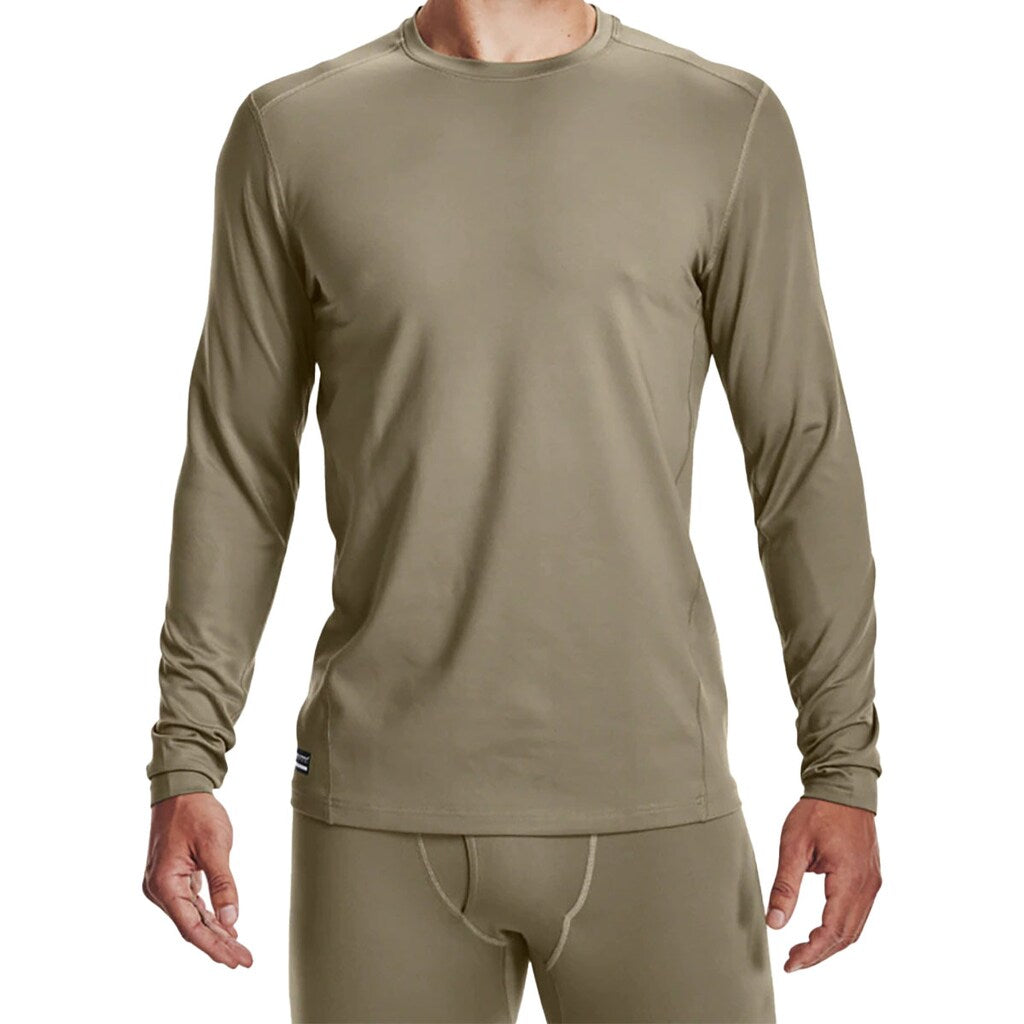 Koszulka termoaktywna Under Armour Tactical ColdGear Infrared Base Crew - Federal Tan