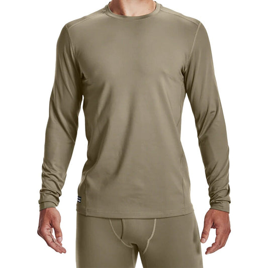 Koszulka termoaktywna Under Armour Tactical ColdGear Infrared Base Crew - Federal Tan