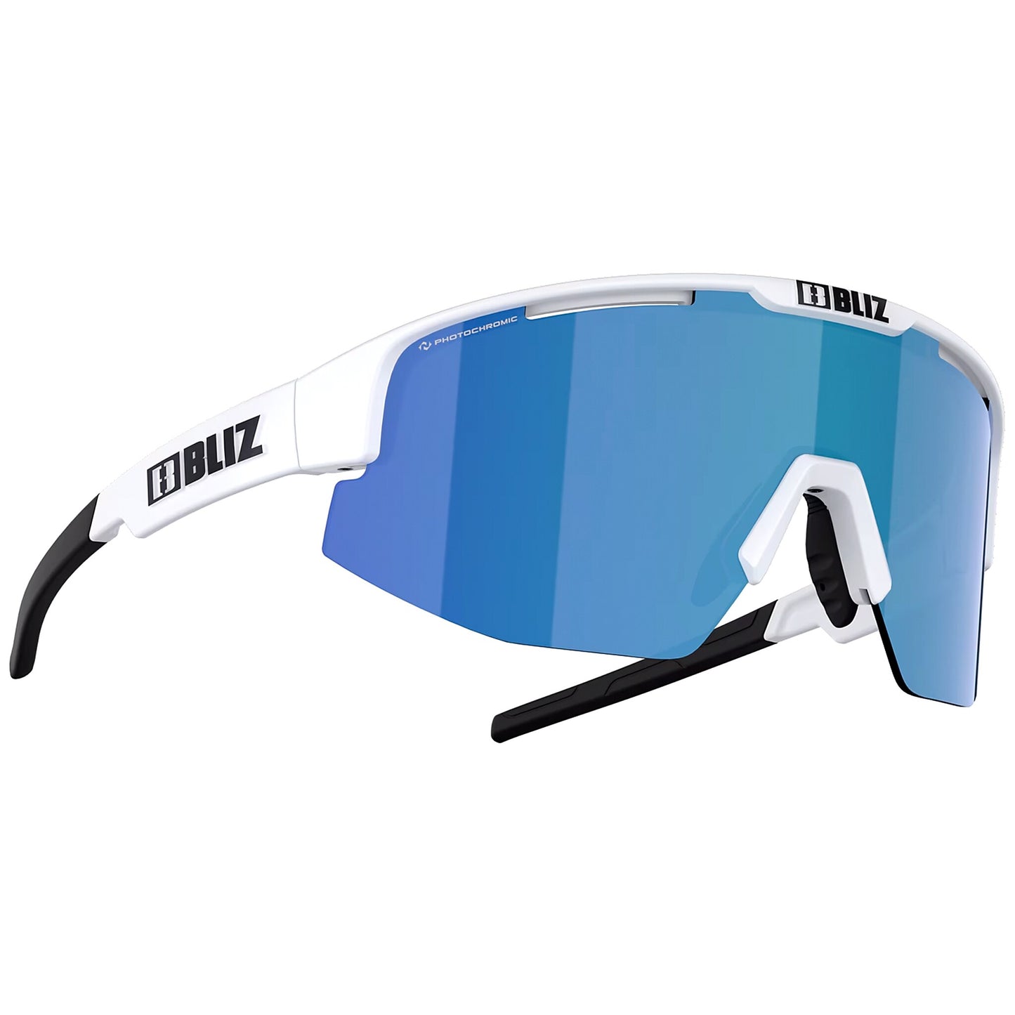 Okulary przeciwsłoneczne Bliz Matrix Nano Optics Photochromic - White/Brown Blue