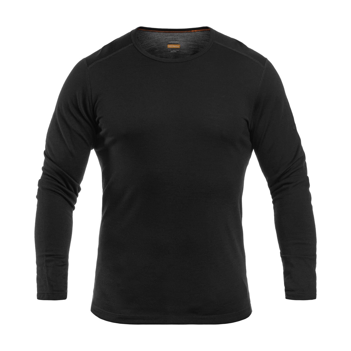 Koszulka termoaktywna Icebreaker Merino 200 Oasis Crewe - Black