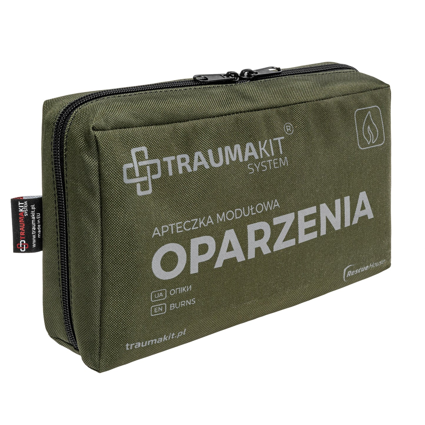Apteczka modułowa AedMax Trauma Kit O Zielona - Oparzenia