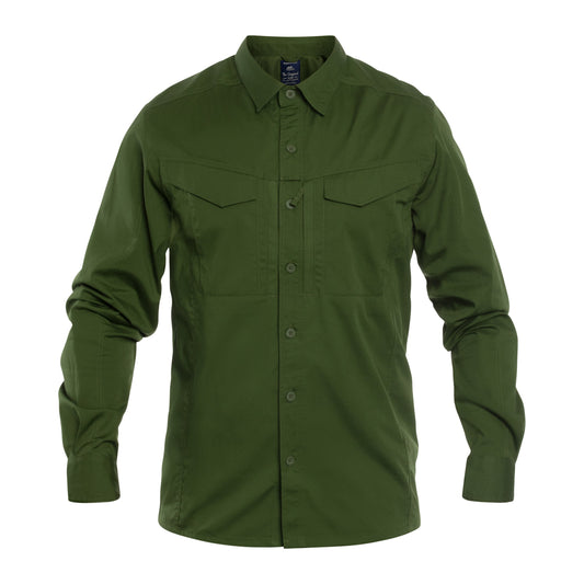 Koszula Helikon Defender Mk2 PolyCotton Ripstop Long Sleeve - Pine Green