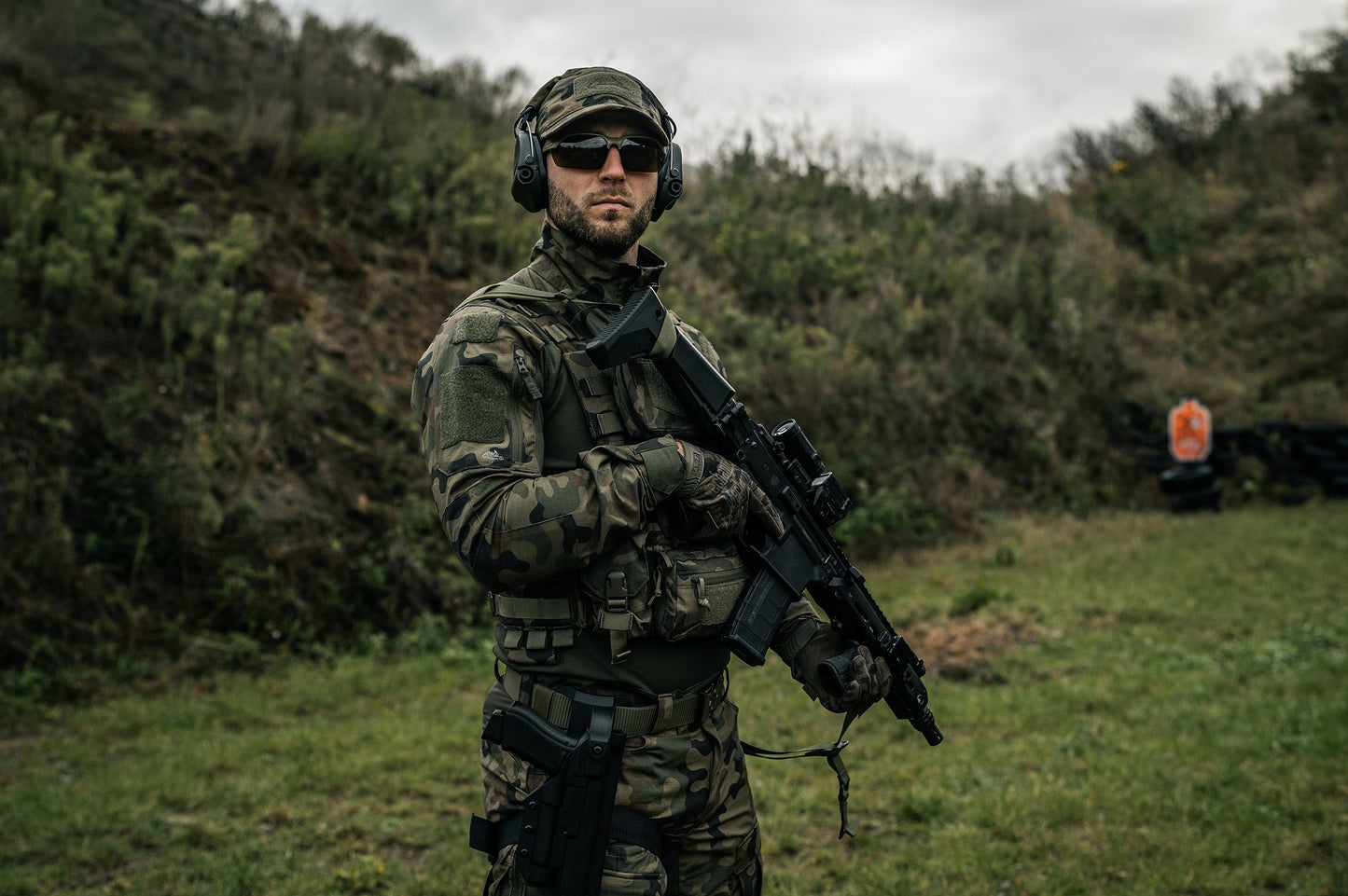 Panel przedni Helikon Guardian Chest Panel - wz.93 Pantera PL Woodland