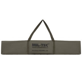 Łóżko polowe składane Mil-Tec US Style Olive - 210 x 70 cm