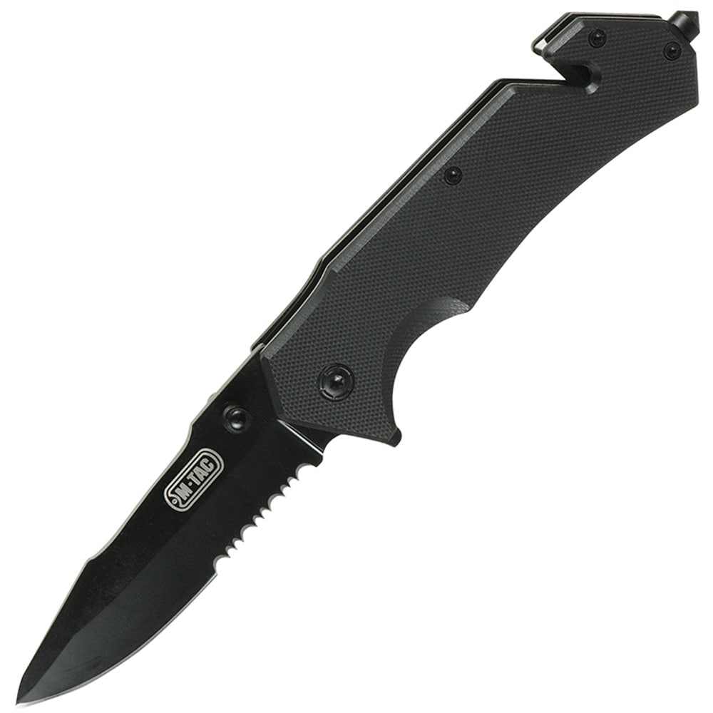 Nóż składany ratowniczy M-Tac Type 3 - Black