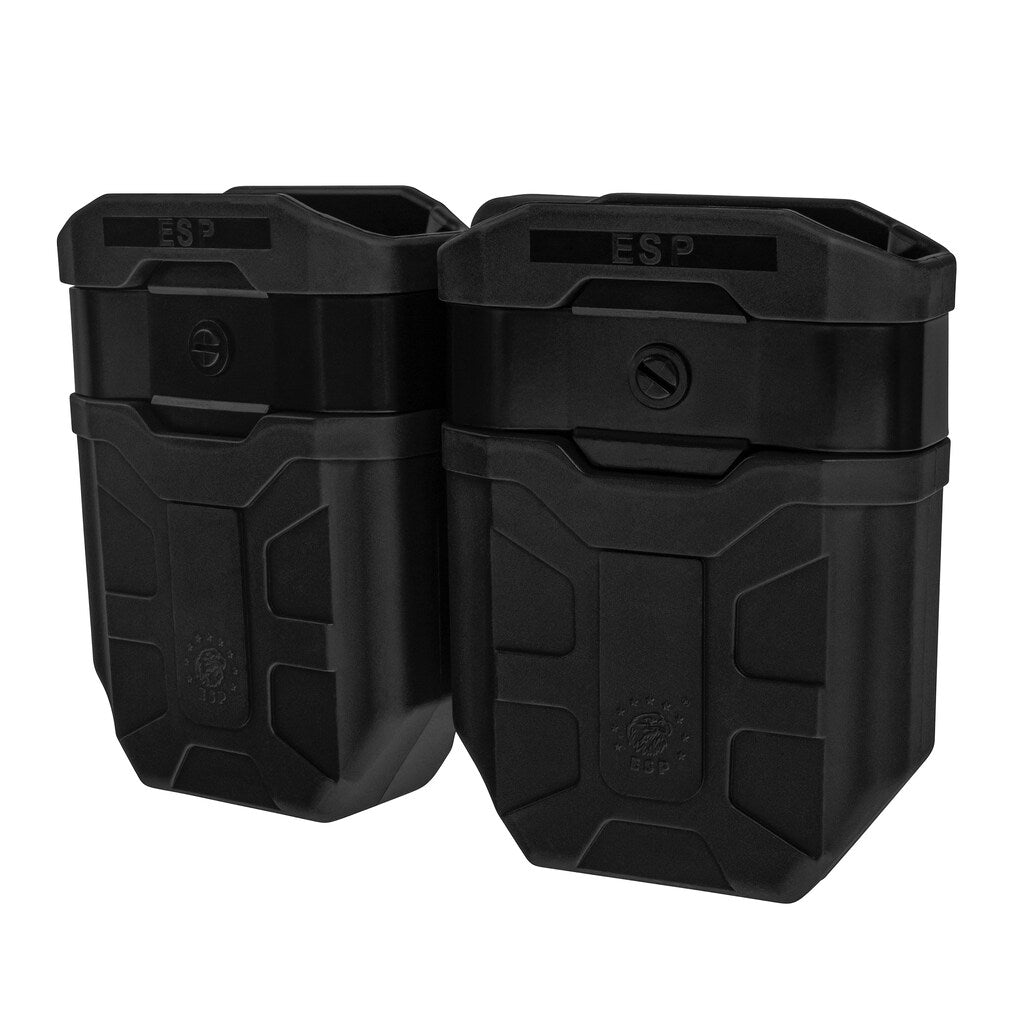Podwójna ładownica obrotowa ESP z montażem UBC-02 na magazynki AK - Black
