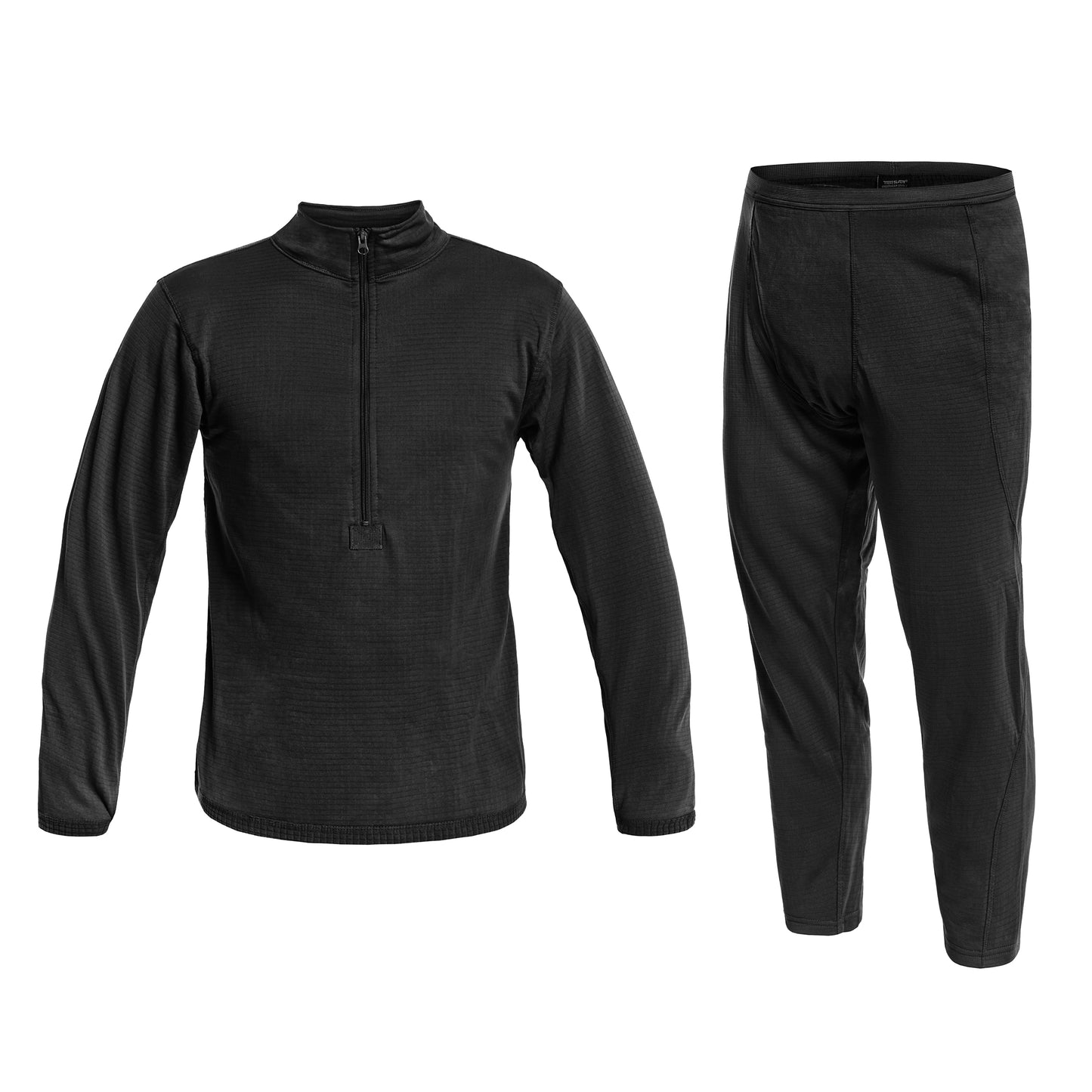 Bielizna polarowa Mil-Tec Teesar Gen. III z zamkiem Black - komplet