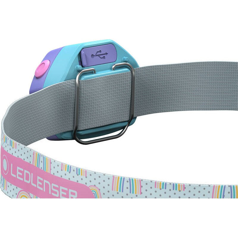 Latarka czołowa Ledlenser KidLed 4R Lila - 40 lumenów