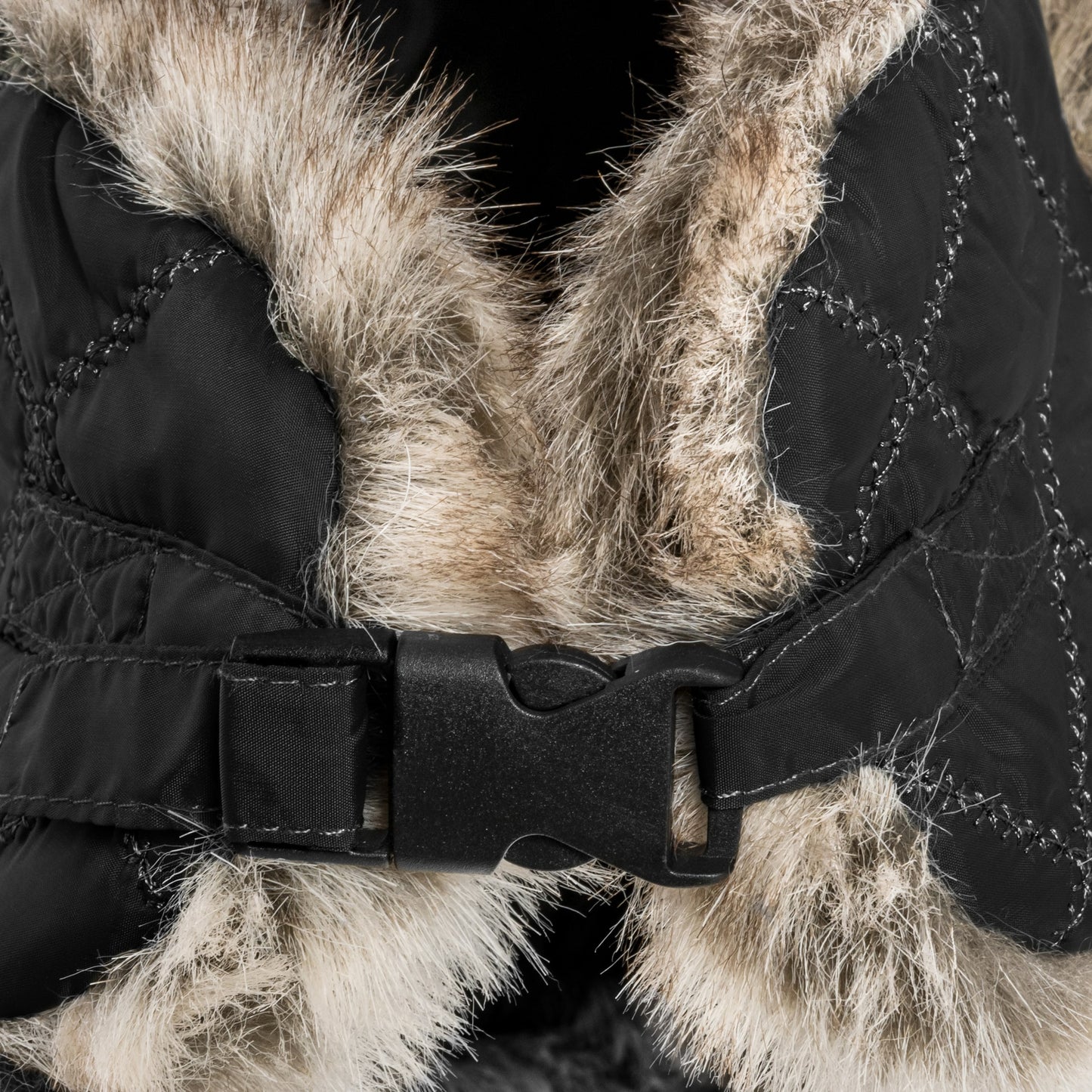 Czapka Mil-Tec Winter Faux-Fur - Black
