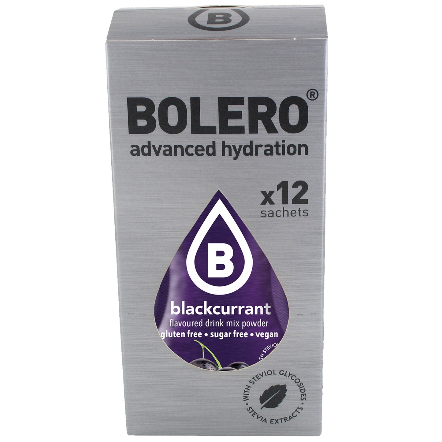 Napój w proszku Bolero Blackcurrant ze stewią 3 g - 12 szt.