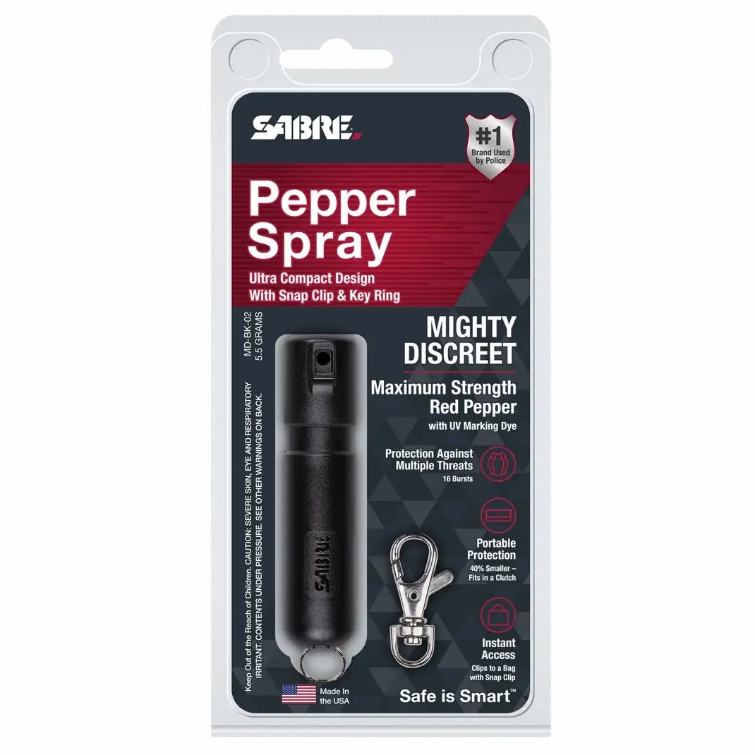 Gaz pieprzowy Sabre Red Mighty Discreet - 10 ml strumień - Black