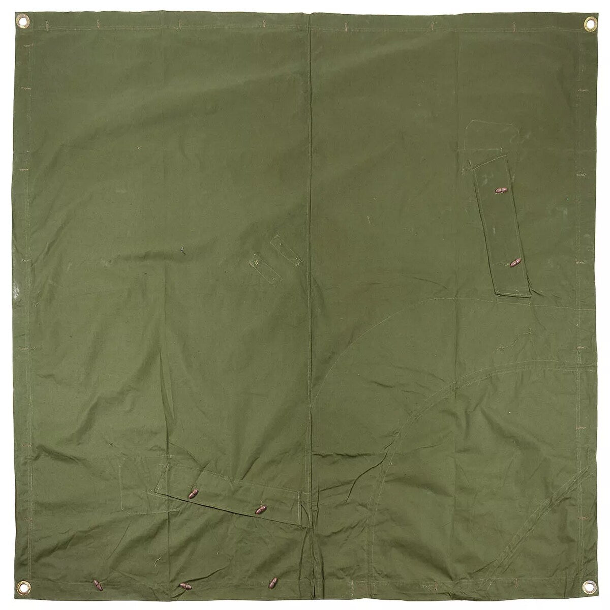Płachta biwakowa MFH Tarpaulin 180 x 180 cm OD Green - używana - Demobil