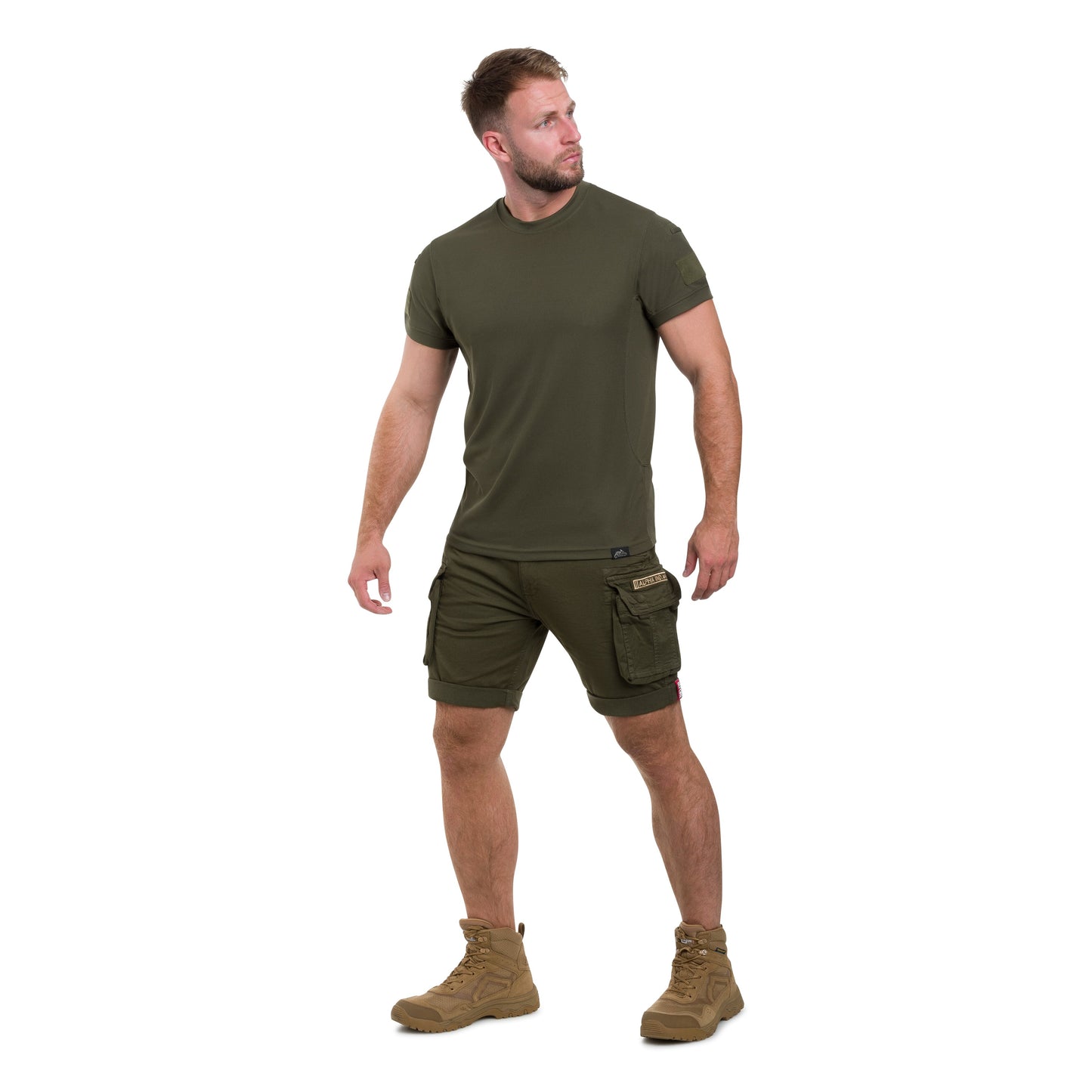 Szorty Alpha Industries Crew Short - Dark Olive
