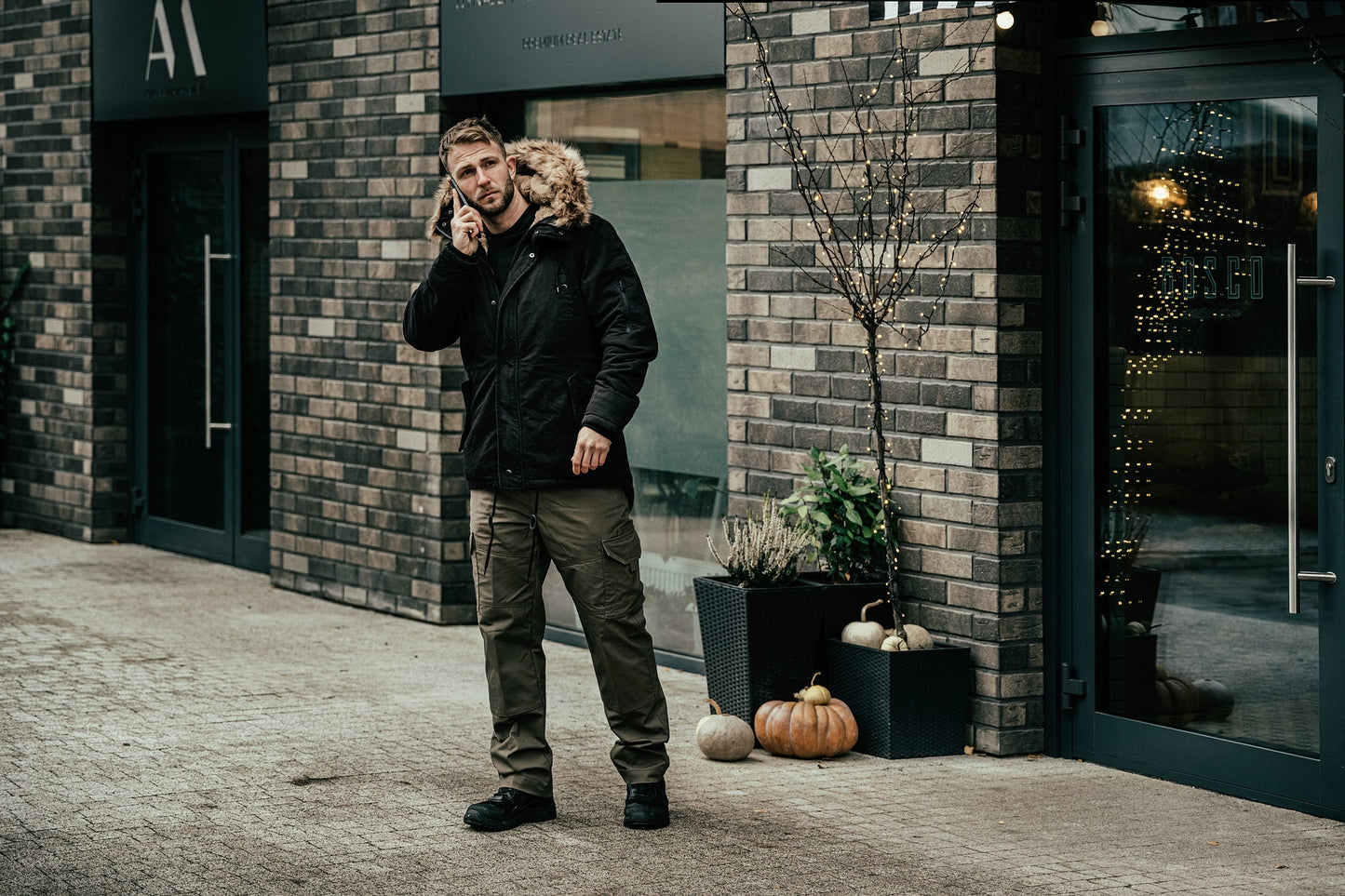 Kurtka Military Wear Fish Tail Parka - Black