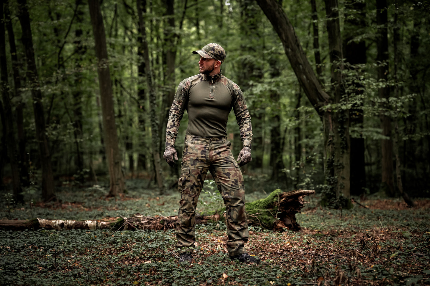 Bluza Helikon MCDU Combat Shirt NyCo Rip-Stop - wz.93 Pantera PL Woodland