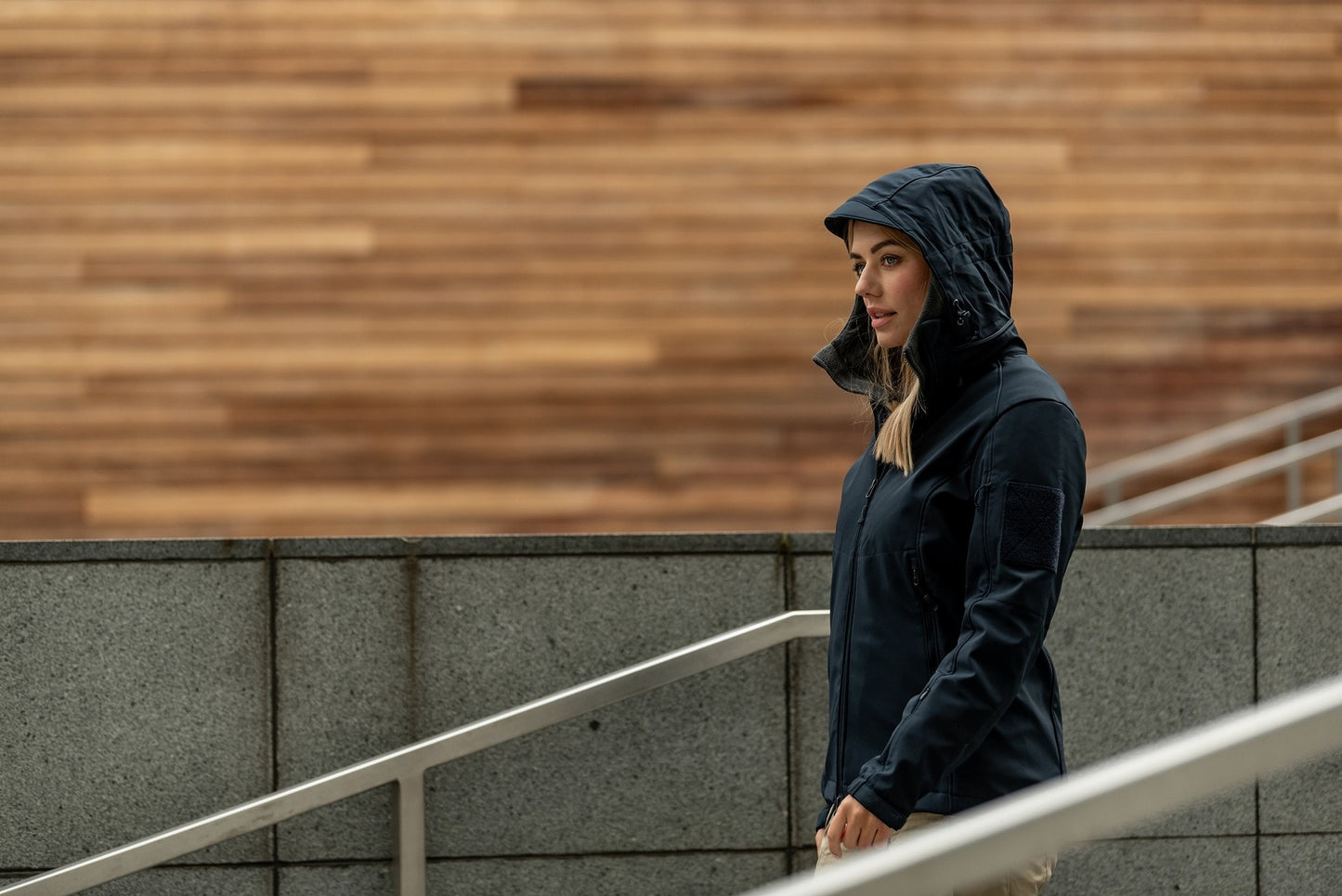 Kurtka damska Helikon Gunfighter Softshell - Navy Blue