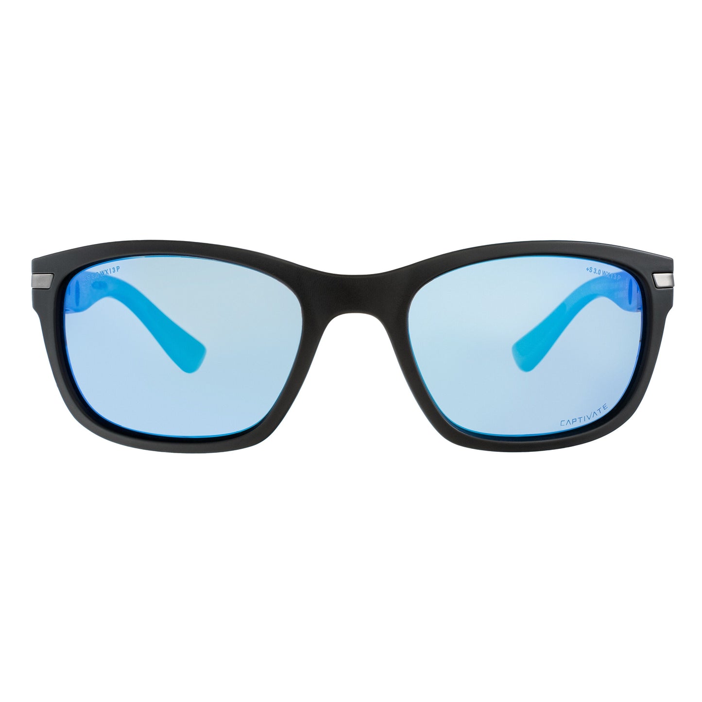 Okulary taktyczne Wiley X Helix - Captivate Polarized Blue Mirror/Matte Black
