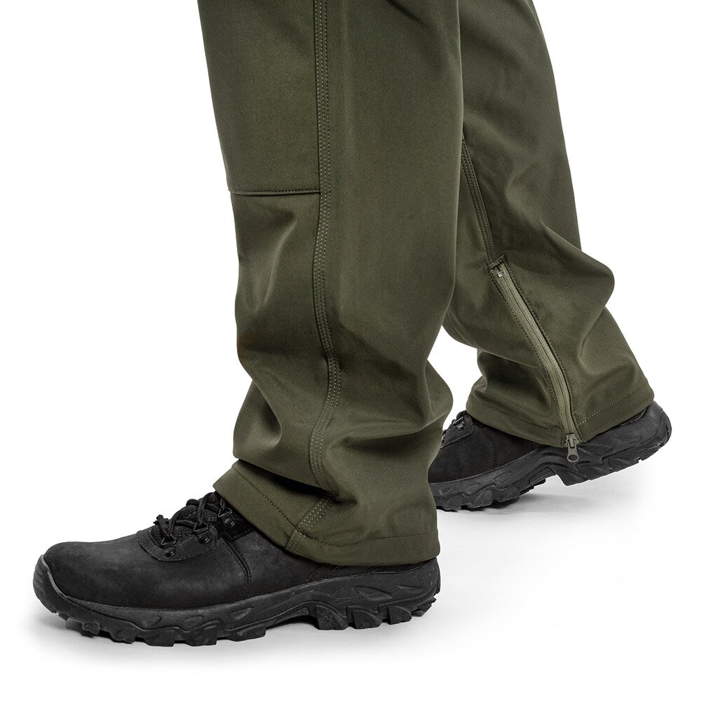 Spodnie ocieplane Mil-Tec Softshell Explorer wodoodporne - Olive