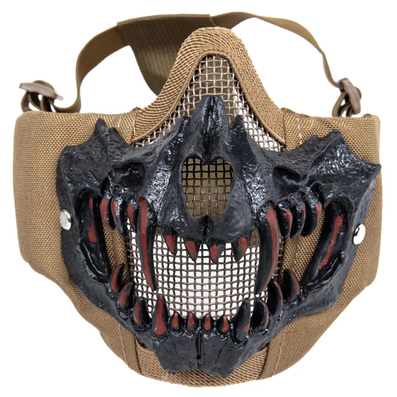 Maska ochronna typu Stalker Wosport EVO Plus Fangs Ear Protection - Tan
