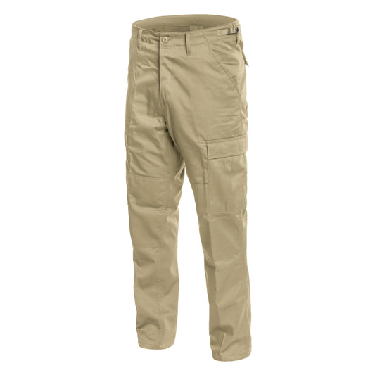Spodnie wojskowe MFH wzmacniane US Combat BDU - Khaki