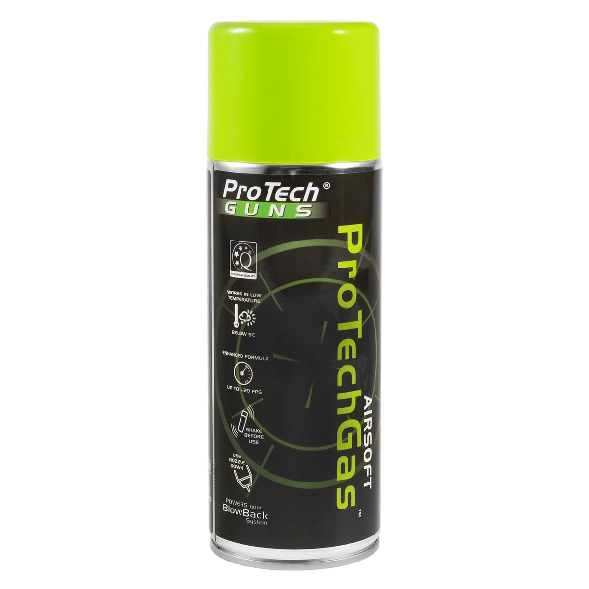Green Gas ProTechGuns z silikonem 400ml