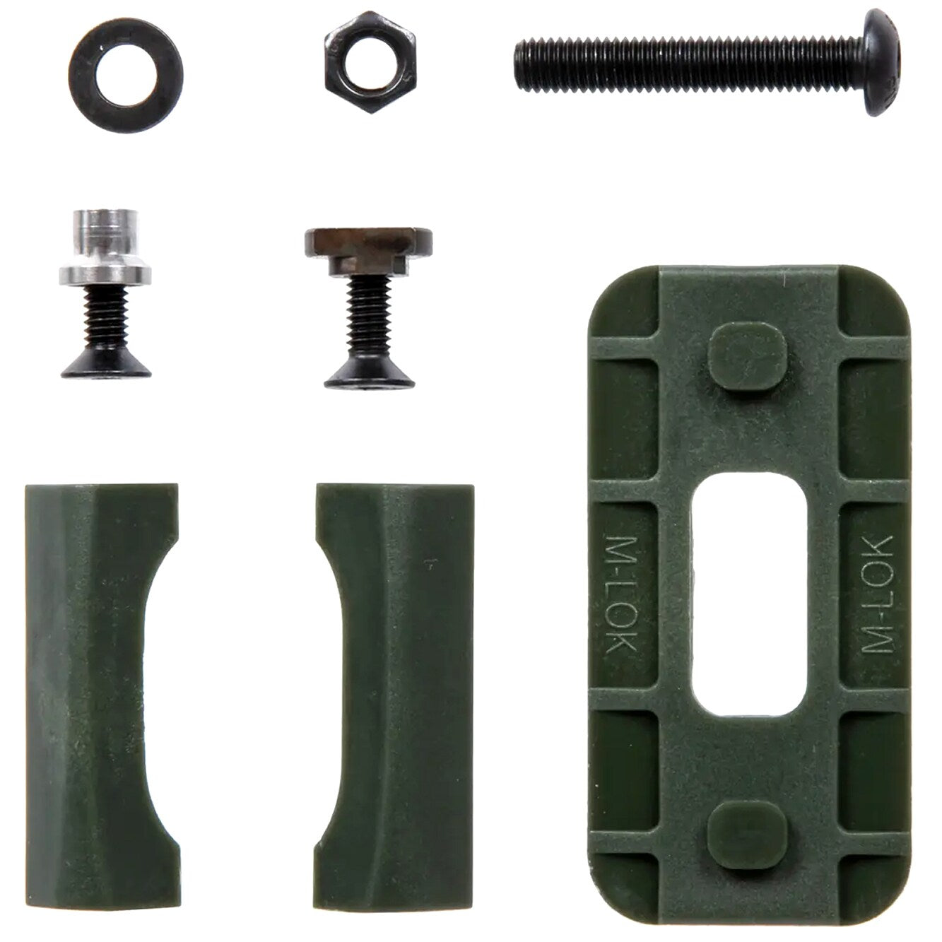 Pionowy chwyt przedni JJ Airsoft RIS/KeyMod/M-LOK - Olive