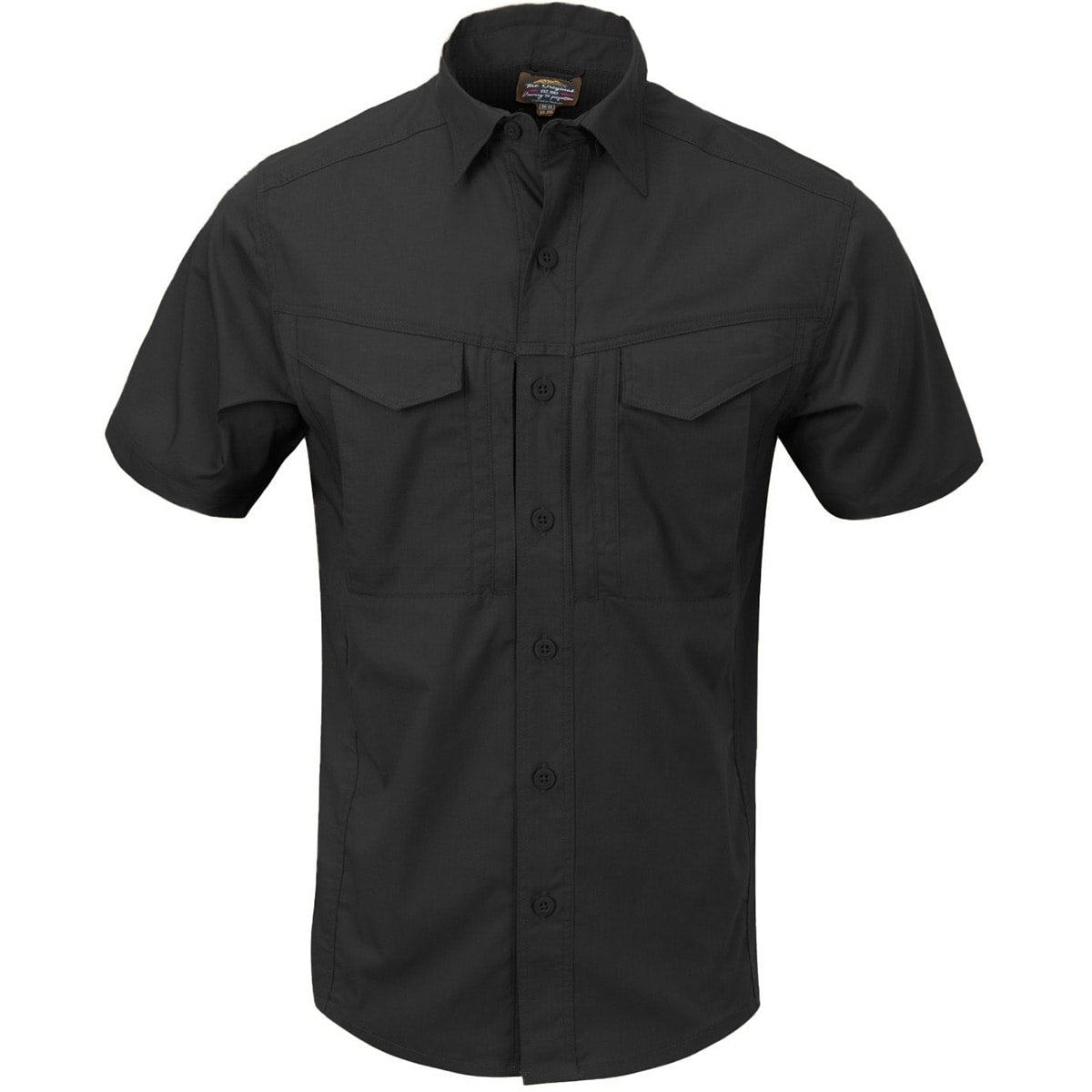 Koszula Helikon Defender Mk2 PolyCotton Ripstop Short Sleeve - Black