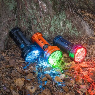 Latarka akumulatorowa Olight Marauder Mini Blue - 7000 lumenów, zasięg 600 m