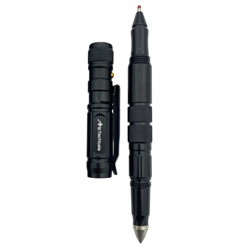 Długopis taktyczny JB Tacticals 8w1 - Black