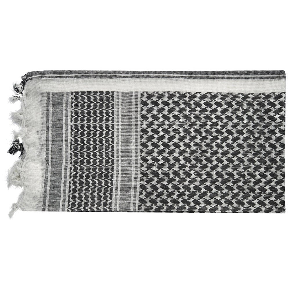 Arafatka chusta ochronna M-Tac Shemagh - Black/White