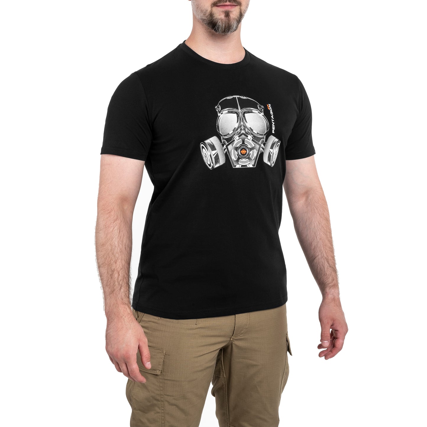Koszulka T-Shirt Pentagon "Gas-Mask" - Black