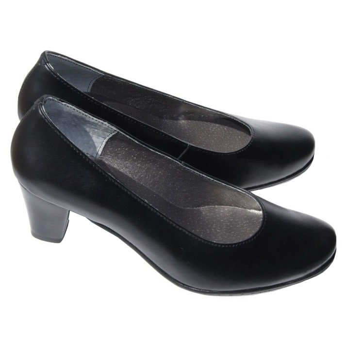 Buty służbowe damskie - Czarne