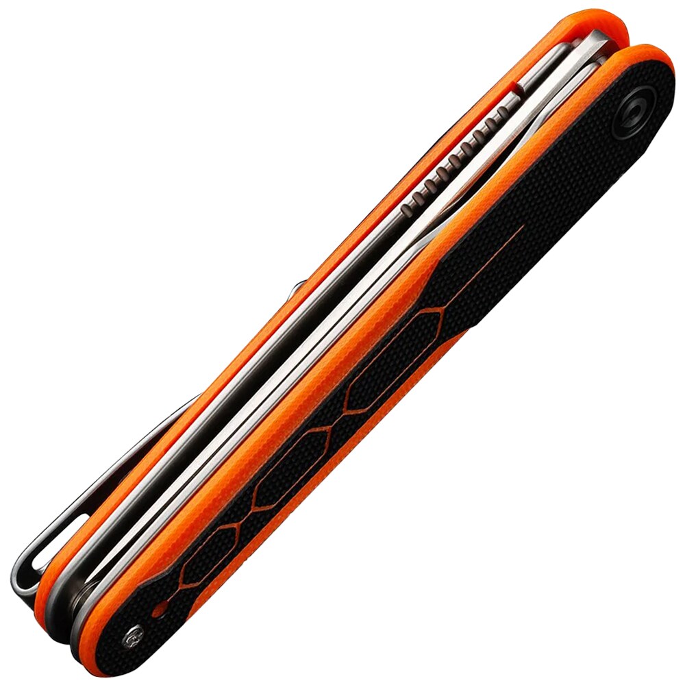 Nóż składany Civivi Kwaiq Nitro-V - Orange/Black G10/Satin