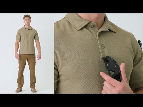 Koszulka termoaktywna Polo Helikon UTL TopCool - Coyote