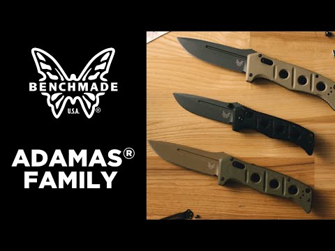 Nóż składany Benchmade Adamas CPM-CruWear - Black G10
