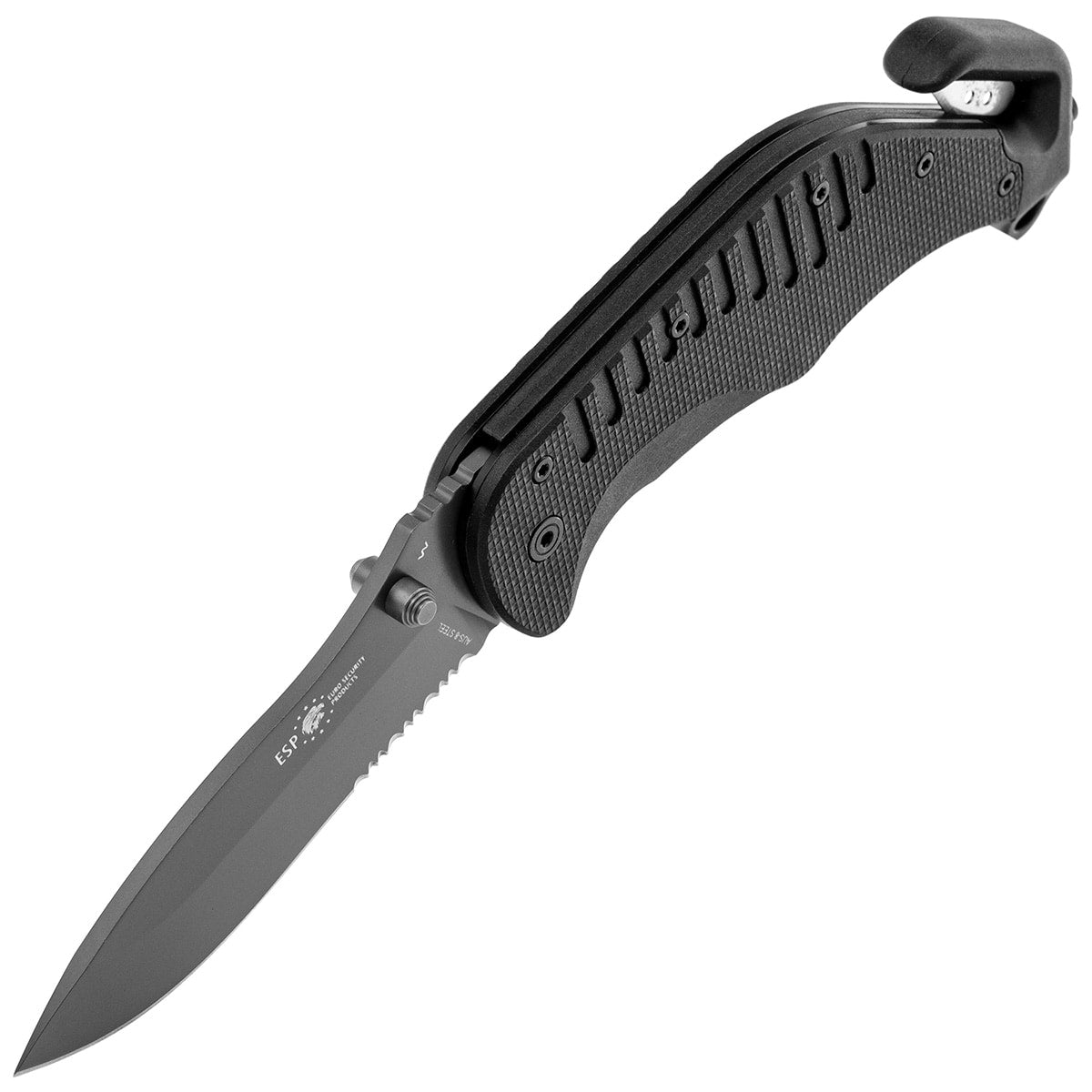 Nóż składany ratowniczy ESP RK-01-S Rescue Knife - Black