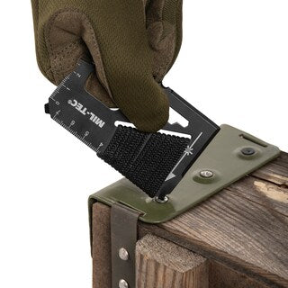 Karta survivalowa Mil-Tec z linką i pokrowcem