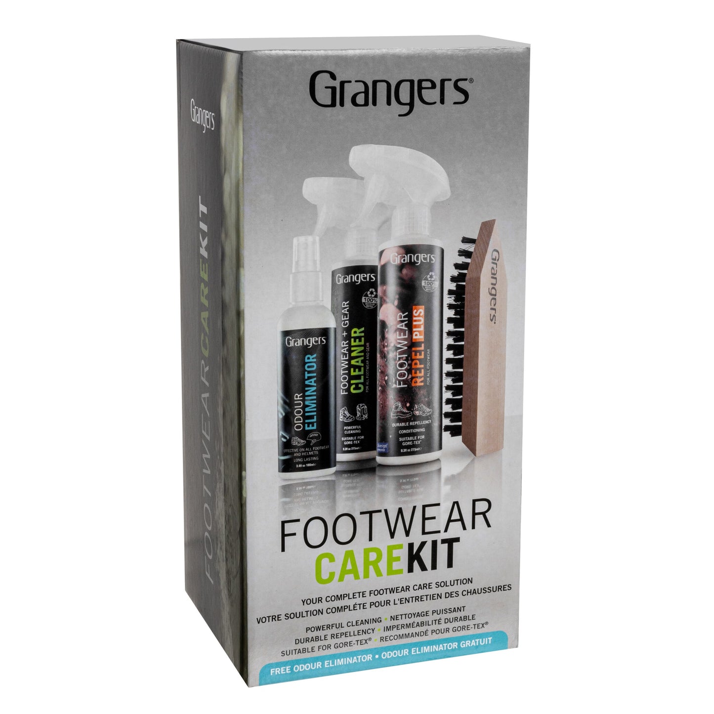 Zestaw Grangers Footwear Care Kit 2x275 ml + 100 ml