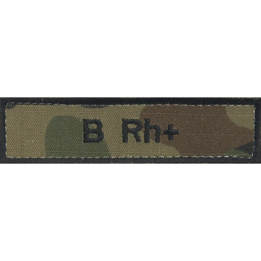 Emblemat - grupa krwi B Rh+ wz.93 Pantera PL Woodland