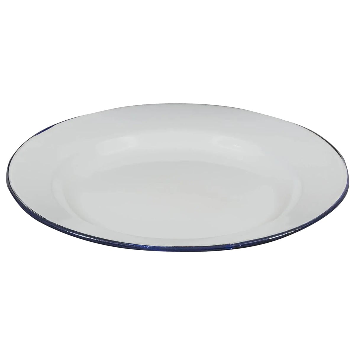 Talerz stalowy Highlander Vintage Camping 25 cm - White