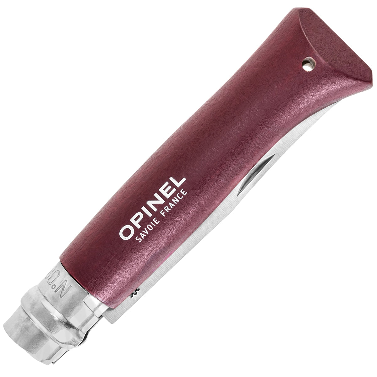 Nóż składany Opinel No.8 Colorama Inox - Burgundy